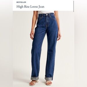 Abercrombie The Loose High Rise Jeans